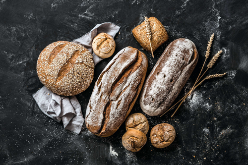 variety of breads