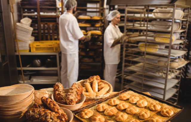 various bread in bakery