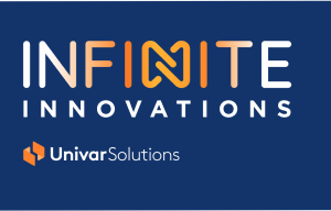 Polyurethane finishing being applied to wood floors with text overlay "Infinaite Innovations"